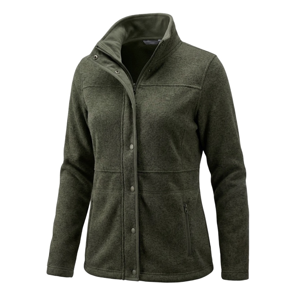 Eddie Bauer Army Green Knit Jacket
